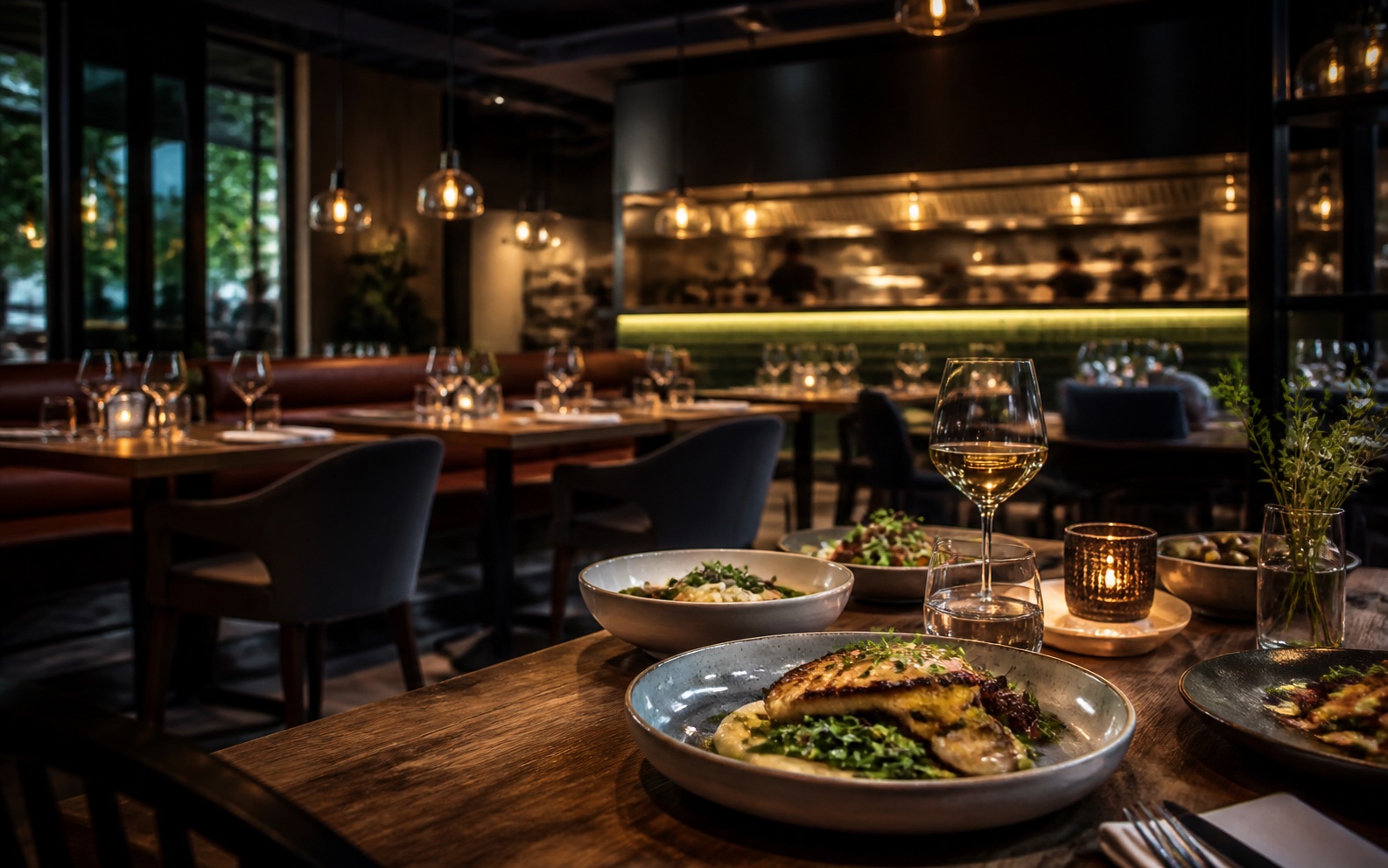Restaurant website preview